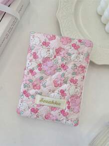 1 件可爱图案印花绗缝女孩旅行护照包、女士护照夹、护照套、文件存储保护套、卡包、钱包、多功能手提包、柔软面料可容纳护照、银行卡、登机牌、身份证、钞票，适用于旅行、度假、节日、送给朋友的生日礼物、伴娘礼物、妈妈礼物、教师礼物、情人节礼物、旅行必需品、邮轮必需品、宿舍必需品 - 彩色 - 查看 12