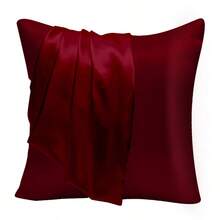 北欧丝绸枕套白色黑色灰色蓝色床装饰枕套奢华舒适家居床上用品套（卧室装饰）-秋季装饰枕套枕套靠垫套靠垫套 - 彩色 - 查看 23