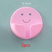 1pc Multifunctional Creative Power Cord Hook, Strong Adhesive No Damage Wall Holder, Kitchen Plug Socket Organizer, Cable Clip Hanger