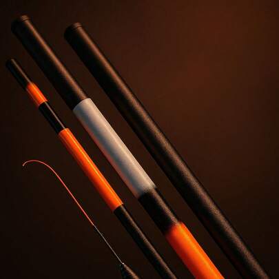 Vara Telescópica de Mão1,80 Metros Fibra Vidro 40% Carbono Leve Resistente