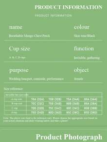 2pairs Strapless Adhesive Bra Silicone Breast Petals, Sexy Push-Up Invisible Brassiere For Women, Suitable For Spaghetti Strap Dress & Wedding Gown, Add More Volume To Small Busts With Mango-Shaped Cups - Apricot - View 11