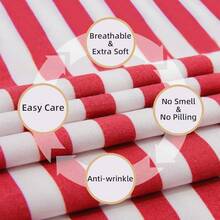 Best Season 4 Piece Bed Sheet Set - Full Size - Soft Microfiber Bedding Sheet Set, Deep Pocket, Stain, Fade & Wrinkle Resistant (Plaid Black & White), Luxury Comfortable - 條紋酒紅色 - 查看 4