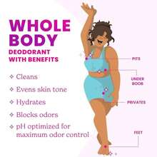 Lume Whole Body Deodorant - Smooth Solid Stick - 72 Hour Odor Control - Aluminum Free, Baking Soda Free And Skin Safe - 26 Ounce (Peony Rose) - Quýt sạch - Xem 3