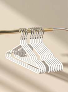 10 Stücke verstärkte beschichtete Kleiderbügel, neue robuste Erwachsenen Kleiderbügel, beschichtet rutschfest & keine Markierungen hinterlassend Kleiderbügel für den Kleiderschrank
