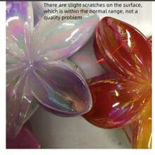 Set de 12 piezas de pasadores de cabello con forma de flor de 8cm/3.14in de plástico, diseño floral de color AB, adecuados para mujeres, estilo minimalista elegante, apropiados para uso diario, fiesta, playa, perfectos para coletas, moños, maquillaje, accesorios, se ajusta a todos, mejor regalo de cumpleaños, pareja, amigo para Pascua, fiesta temática, Día de los Inocentes, actuación en el escenario, Acción de Gracias, Año Nuevo, accesorios para el cabello, elegantes pasadores de garra, artículos escolares, universidad