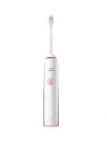 飞利浦（PHILIPS）电动牙刷 成人充电式声波震动情侣牙刷（含2个刷头） 智能美白牙龈护理 男女生日礼物 HX3226