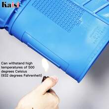 Kaisi Heat Insulation Silicone Repair Mat With Scale Ruler And Screw Position For Soldering Iron, Phone And Computer Repair Size:17.7 X 11.8 Inches - S-180 - 查看 9
