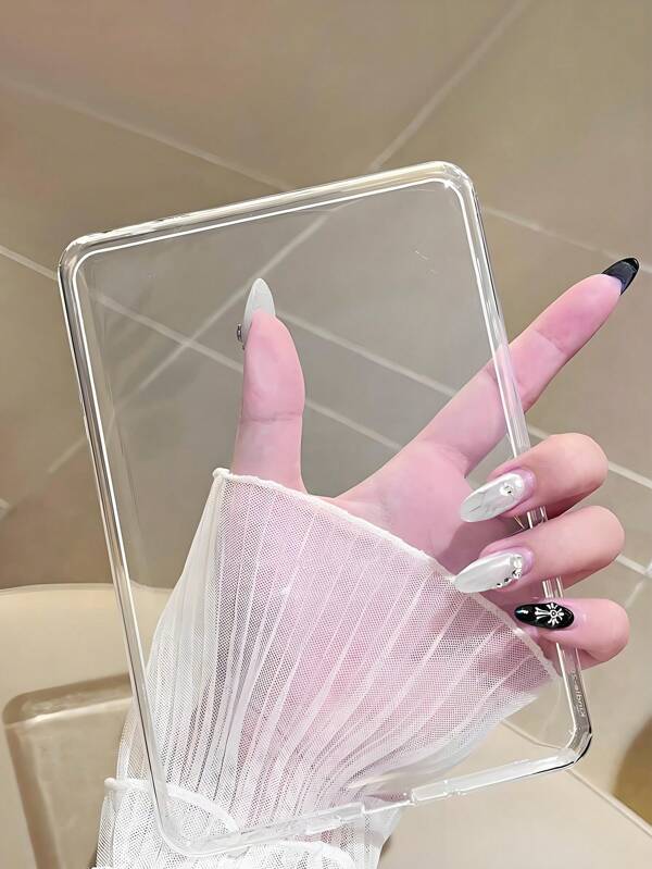 1 capa protetora transparente compatível com Kindle Paperwhite 12ª geração (2024), Kindle 11ª geração (lançamento de 2024), Kobo Libra Color de 7 polegadas, capa protetora compatível com Kobo Clara Color, tablet Fire HD 10 (11ª/13ª geração, lançamento de 2021/2023), quatro cantos antiqueda, capa transparente de cobertura total, capa macia de silicone