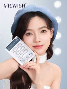 MR.WISH 36pcs Glue-Free Eyelashes - Moonlight Series White Eyelashes - Commute No-Makeup Face Daily Light Makeup For Work, Commute, Gathering With Friends, Inverted Positioning Technology, Versatile MR.WIISH False Eyelashes - J - View 5