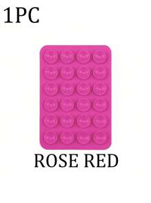 3/5Pcs Multi-Purpose Square Silicone Suction Cup Mobile Phone Holder, 24-Hole Suction Cup With Strong Adhesiveness, 1/10/20/30/40/50/60Pcs,Suitable For Various Scenarios To Prevent Phone Falling, Used For Video, Vibration, And Self-Portrait Phone Accessories