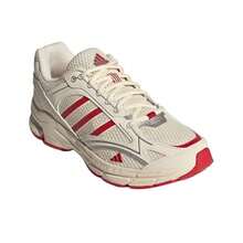 Giày chạy bộ cổ thấp Adidas Spiritain 2000 Seeker bằng da tổng hợp, vải PU đa năng, thoải mái, dành cho cả nam và nữ, màu trắng/đỏ/bạc - Trắng Đỏ Bạc - Xem 3