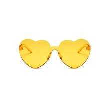 8 pares de gafas con forma de corazón, gafas sin montura de colores brillantes con forma de corazón para fiestas y disfraz para mujeres, en colores neón, forma de corazón, estilo hippie, vintage, de colores mágicos, para fiestas, gafas con forma de corazón de colores claros
