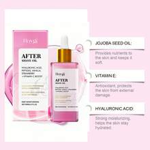 Hoygi 2pcs Strawberry-Flavored Hair And After-Shave Care Essential Oil Soothes The Skin, Moisturizes, And Makes It Smooth. Daily Care Oil - 玫紅色 - 查看 7