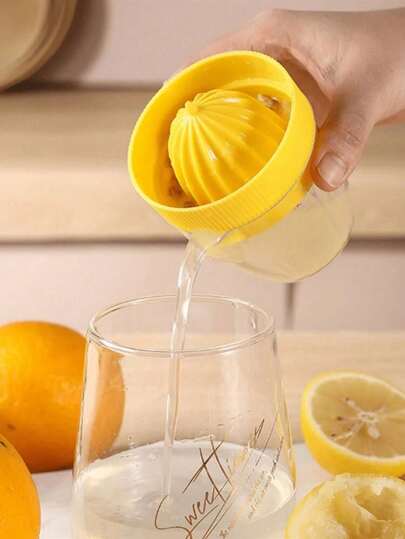 1 Set Manual Lemon Juicer, Plastic Orange Grapefruit Juice Extractor, Convenient Kitchen Tool
