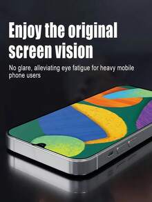 2 件 9H 高清透明钢化玻璃膜屏幕保护膜套件，一键无尘安装，兼容三星 Galaxy S25 S24 Ultra、A55 A26 A36 A56 A16、16 Pro Max、Honor、Poco/Redmi 等型号，防摔、无气泡、易于粘贴、坚固，支持指纹识别屏幕保护必需品，适用于日常防护、办公室、家用手机屏幕保护膜手机配件防水防震防刮防指纹全覆盖 - 無色 - 查看 8