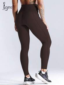 Bộ 3 món quần yoga cỡ lớn, quần legging yoga bó sát, quần chạy bộ bó sát, quần bó eo thon gọn, quần thể thao mùa xuân. - Nhiều màu - Xem 4