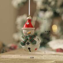 Christmas Snowman White Bell