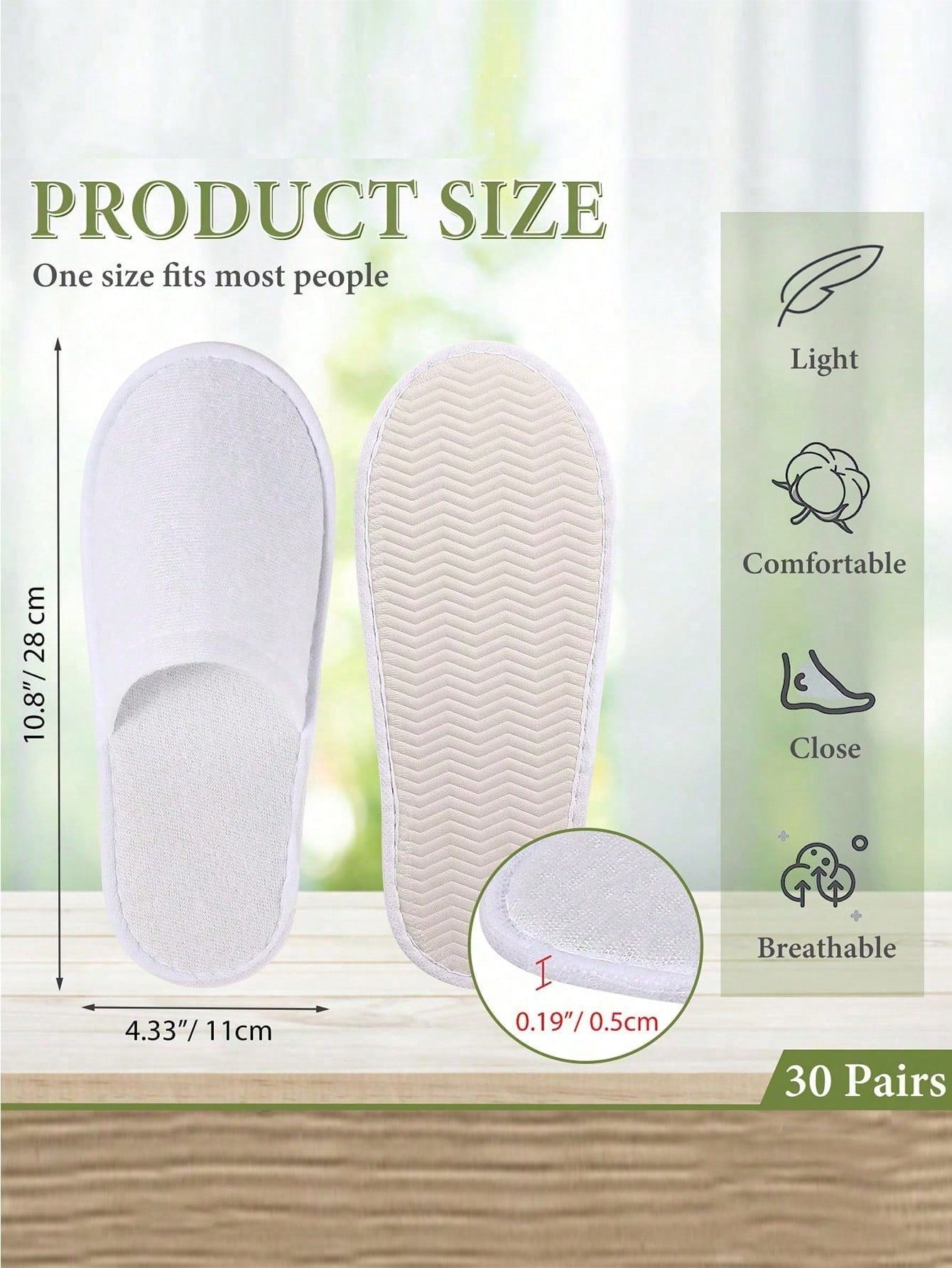 أحذية منزلية قابلة للاستخدام 2 / 10 / 20 قطعة (زوج...