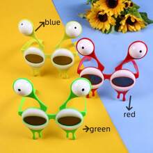 1pc Funny Alien Big Eye Photo Prop Glasses, Snot Bug Shaped Novelty Sunglasses, Suitable For Birthday, Party, Amusing Events (Slight Color/Product Variations May Occur Between Batches, But Won't Affect Normal Use)