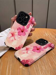 1 件全新花卉图案柔软硅胶手机壳，防刮，适用于 Apple 和 15/15PLUS/15PRO/15PROMAX 防水防震防摔 - 彩色 - 查看 3