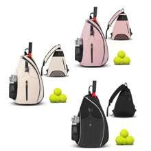 Pickleball Rackets Backpack For Men Women Sports Reversible Pickleball Paddle Bag Tennis Racquetball Badminton Travel Sling Bag
