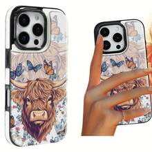 Teléfono [billetera de cuero sintético] Elegante billetera con tapa de cuero sintético con soporte |   Tarjetero 16 Pro, 15, 14, 13, 12 Pro, Plus, 15 Pro - Colores mixtos 1 - Ver 2