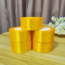 4厘米缎带花礼品包装，手工玫瑰花瓣，可用于花束，适合婚礼、派对、节日装饰 - 彩色 - 查看 20