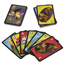 Mattel Official Licensed UNO Classic Card Game, Portable Color Number Matching Game for Kids 7+, Family Party & Holiday Gathering Gift - FPD61 - 查看 5