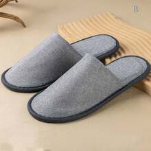 1/3/5/10/20 双装男女通用SPA拖鞋，防滑浴室拖鞋，宽松酒店拖鞋，酒店专用，防滑鞋底，闭趾设计，毛绒绒的，无需电源，适合浴室、客厅、酒店和家中等场所穿着。