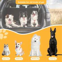 1PC Elastic Adjustable Dog Seatbelt For Car, Dog Car Harness, Retractable Dog Car Harness Seat Belt, Pet Safety Seat Belts Heavy Duty & Elastic For Most Dog Sizes, Hand Wash Only