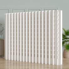 Raumteiler,Schlafzimmer,Multifunktionaler klappbarer Raumteiler aus Kraftpapier, ideal für Wohnzimmer, Büros und Schönheitssalons. - Weiss - Übersicht 2