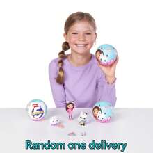 5 Surprise Gabby's Dollhouse , Toy Figures, Collectible, Mystery Capsule, Toy For Girls Ages 3 And Up, Gabby Girl, Pandy Paws, Baby Box & Mercat Toy Figures, Girls & Boys 3+(Random Style)