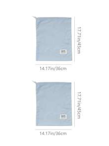 Nylon Waterproof Drawstring Bags, Suitable For Travel, Vacation, Home Use To Organize Clothes, Shoes, Dirty Laundry; Available In Blue, Yellow, White, 2 Sizes Each Color, Waterproof, Dust-Proof, Convenient Drawstring Design - Multicolor - View 18