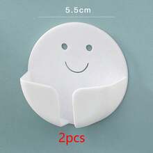 1pc Multifunctional Creative Power Cord Hook, Strong Adhesive No Damage Wall Holder, Kitchen Plug Socket Organizer, Cable Clip Hanger