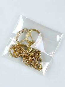 أكياس تغليف OPP شفافة 6 * 8 سم، 50 قطعة/100 قطعة/200 قطعة/400 قطعة/800 قطعة/1000 قطعة (الحجم القياسي هو 50 قطعة)