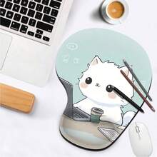 Tấm lót chuột hỗ trợ cổ tay, Tấm lót chuột công thái học có kê tay, Tấm lót chuột thoải mái có kê tay êm ái, Phù hợp với đế chống trượt, Máy tính, Máy tính xách tay, Văn phòng và Gia đình - Nhiều màu - Xem 6