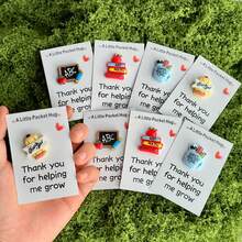 8pcs "Thank You For Helping Me Grow" Hug Greeting Card Set With Inspirational Gifts Suitable For Graduation Season, Thanksgiving, Teacher's Day Gift - Multicolor - View 5