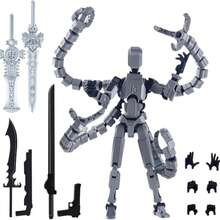 Accesorios de figura de acción T13 personalizados impresos en 3D, decoración de escritorio coleccionable con 13 articulaciones móviles, juguete posable T-13 impreso en 3D - Multicolor 2 - Ver 18