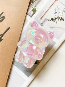 Giá đỡ điện thoại hình gấu dễ thương, giá đỡ điện thoại để bàn 3D màu trơn phủ bột kim tuyến, tương thích với điện thoại và Android, quà tặng sinh nhật cho gia đình và bạn bè, giá đỡ điện thoại có thể thu gọn, phụ kiện điện thoại. - Nhiều màu - Xem 8