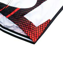 2025 Men's Cycling Jersey, Colorblock Letter Print Short Sleeve Top For Mountain/Road Bike Riding, Summer Sports - Red - View 5