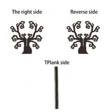 1/2/3 piezas Adornos de madera 3D con árbol negro fantasma vintage, centro de mesa ideal para comedor, dormitorio, sala de estar, ventana, escritorio, oficina, dormitorio, aula, centro comercial, accesorios decorativos, suministros para fiestas de Halloween, regalo sorpresa exclusivo de Halloween para amigos y seres queridos