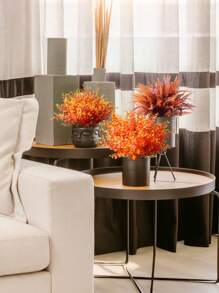 9 paquetes de plantas artificiales de hierba resistentes a los rayos UV, plantas falsas de arbustos de plástico para interiores y exteriores