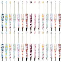 10-Piece Printed Ballpoint Pen Set, Back-To-School Plastic Ballpoint Pen Set, Suitable For Office Supplies, Jewelry-Making Set, Suitable For Friends And Colleagues, Thank-You Gift (Black Ink) - Multicolor - View 1