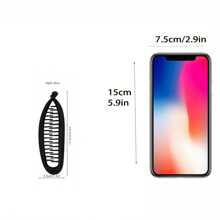 1 pezzo Semplice fermaglio a coda di sirena per capelli, elegante fermaglio per coda di cavallo verticale, fermaglio per coda di cavallo casual in polipropilene, fermagli per capelli, accessori per la scuola