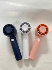 1 pieza Mini ventilador portátil recargable por USB, ventilador para secar pestañas para extensión de pestañas, 3 velocidades ajustables y silencioso, ventilador de mano básico para extensión de pestañas/Soplador de aire acondicionado, 300mAh - Rosa - Ver 11
