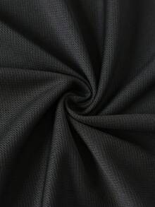 Summer Fashion Boys' Short Sleeve T-Shirt "EASILY DISTRACTED BY AIRPLANES" Airplane Element Print Casual Top NY-DX5552 Minimalist Style Sweatshirt - 黑色 - 查看 6