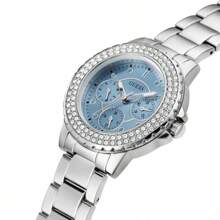Guess Guess Ladies' Quartz Watch, Stainless Steel Strap, Stainless Steel Dial, Quartz Movement, Water-Resistant To 50 Meters, Pointer Display, Suitable For Daily Gatherings GW0410L1 GW0410L2 GW0410L3 GW0410L4