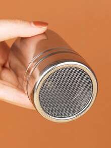 1 pezzo Dispenser per polveri, contenitore in acciaio inossidabile per matcha, caffè, cacao in polvere, setaccio domestico, bottiglia per farina da pasticceria, setaccio per zucchero a velo, spargipolvere. Sono disponibili più specifiche per la selezione.