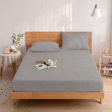 UK  Trending: Ultra-Soft 25cm Deep Microfiber Fitted Sheet - 16 Colors, 4 Sizes, Wrinkle-Resistant - Emerald - View 4