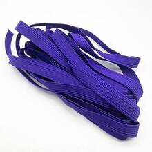 5yards 10mm Elastic Ribbon Sewing Elastic Band Colourful High Elastic Fiat Rubber Band Waist Band Stretch Rope Elastic Ribbon - Pick Colors - View 10